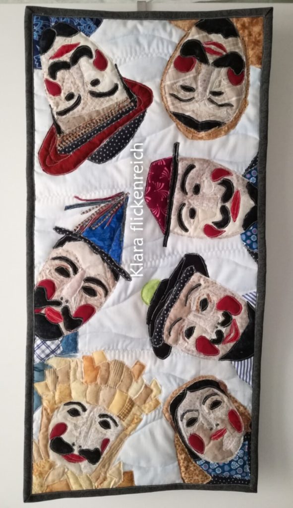 Wandquilt "Rhöner Fosenocht" 2020