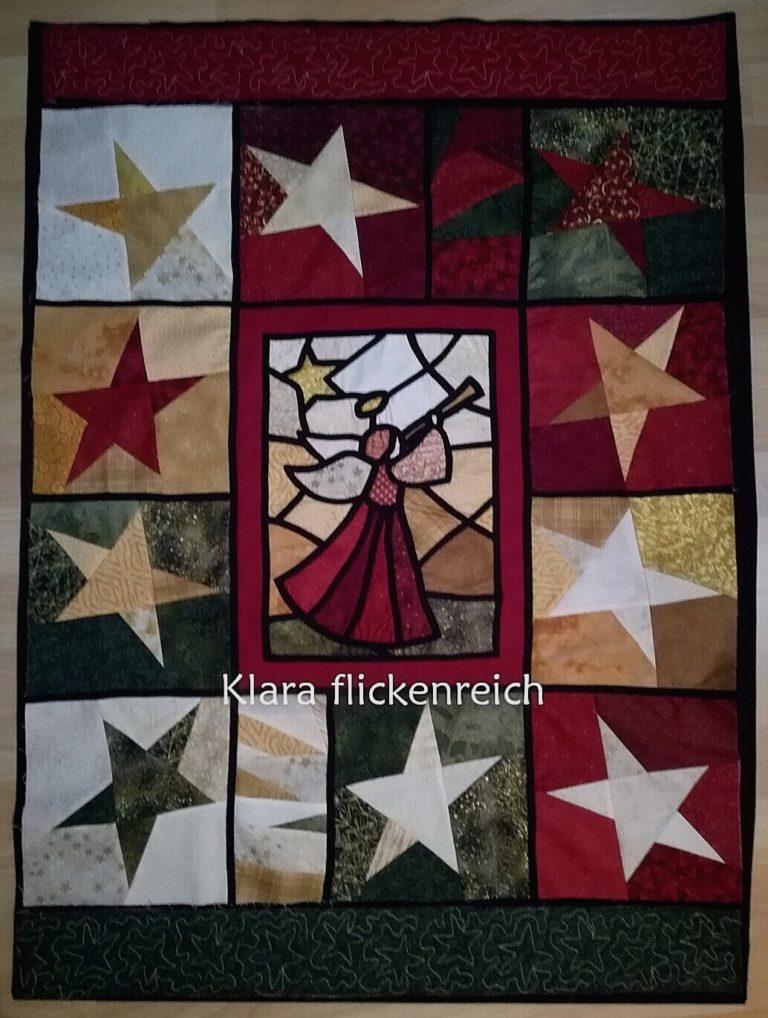Wandbild "Engel im Sternenkranz" 2019